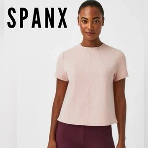 NWOT SPANX Perfect Funnel Top Womans Sz XS Pale Pink Minimalist Chic Timeless